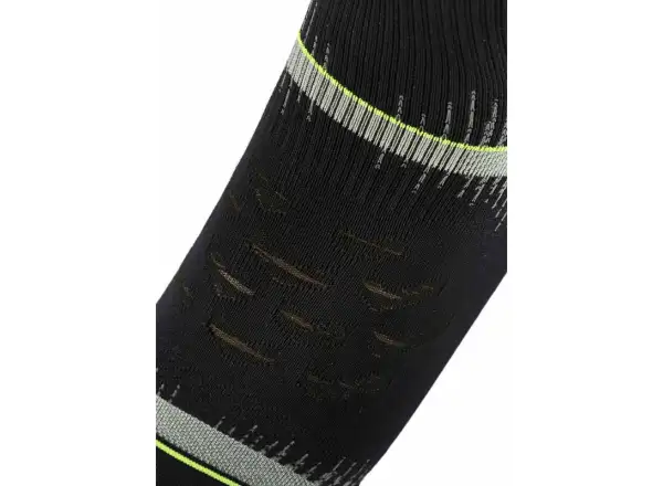 Ponožky Sidas Run Ultra Black/Yellow