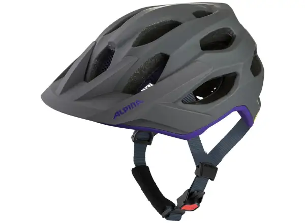 Alpina Apax MIPS cyklistická prilba Midnight Grey/Purple Matt