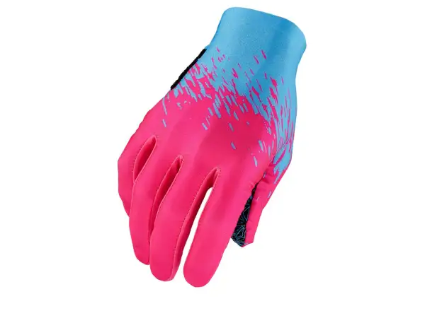 Supacaz SupaG dlhé rukavice Neon Blue/Neon Pink