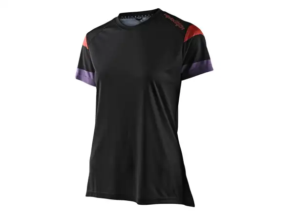 Troy Lee Designs Lilium Dámsky rugbyový dres s krátkym rukávom Black