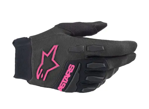 Cyklistické rukavice Alpinestars Stella Freeride Black/Diva Pink