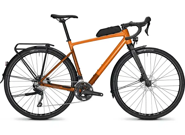 Focus Atlas 6.7 EQP DI gravel bike Rustorange Glossy/Rustbrown Glossy