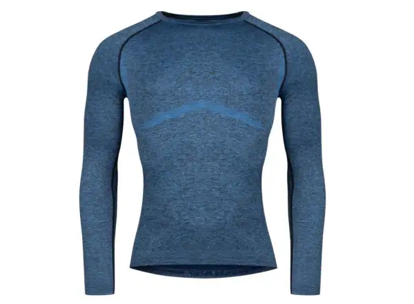 Pánske funkčné tričko s dlhým rukávom Force Soft modré