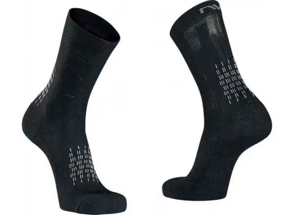 Northwave Fast Zimné ponožky Black/Grey