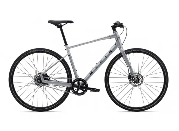 Mestský bicykel Marin Presidio 2 sivý/strieborný/čierny