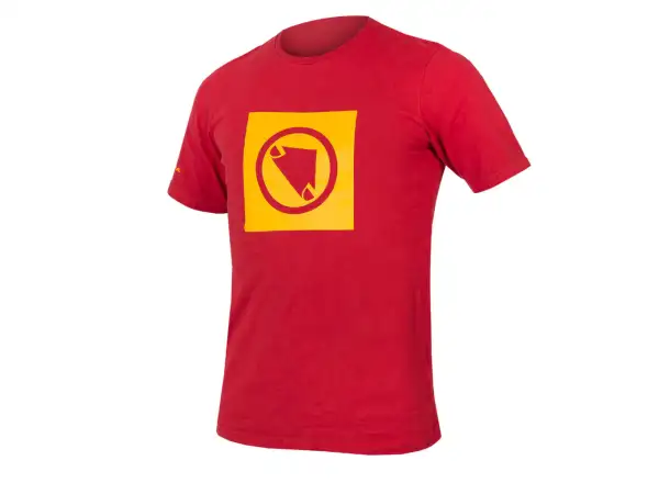 Endura One Clan Icon Pánske tričko s krátkym rukávom Red