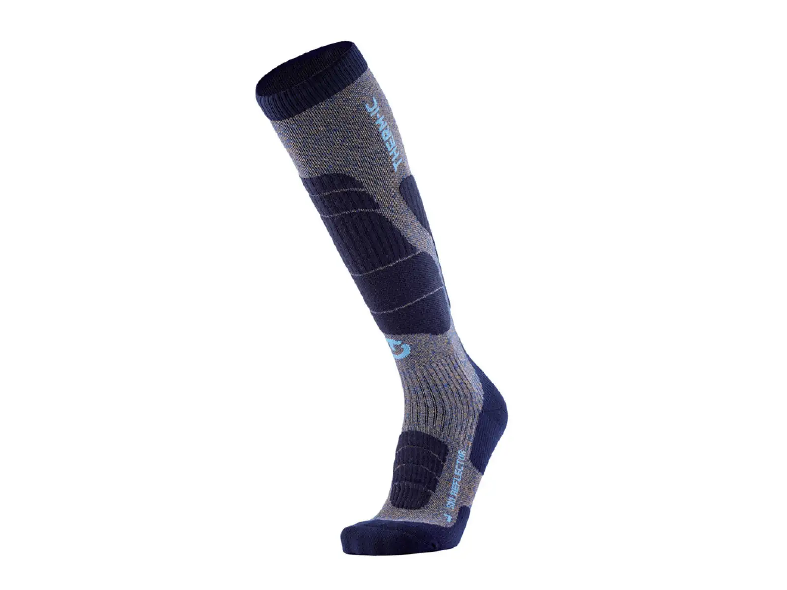 Thermic Ski Merino Reflector pánske ponožky blue/gold