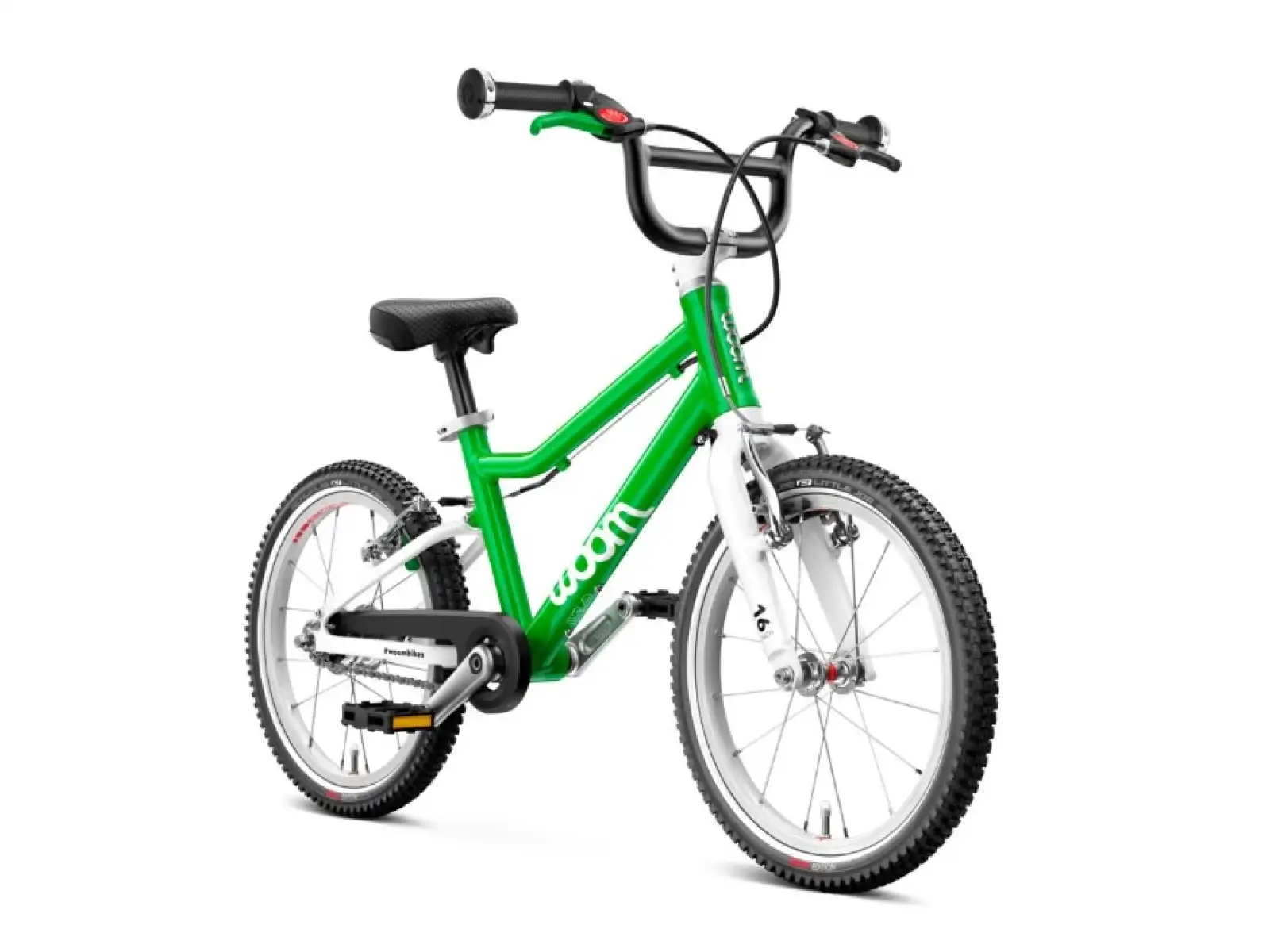 Detský bicykel Woom 3 Green Automagic 16"