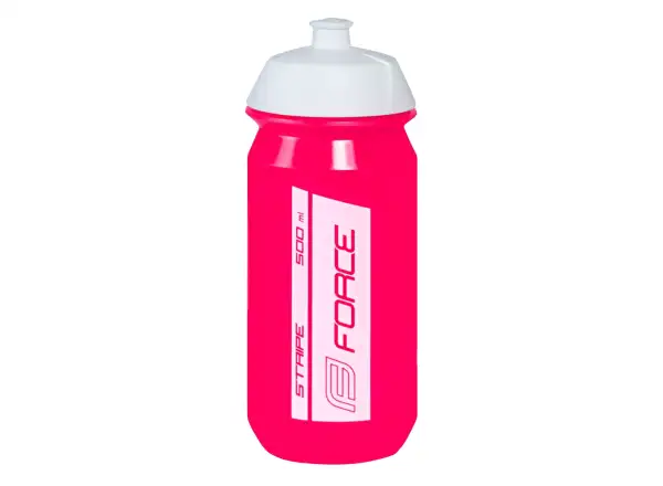 Fľaša Force Stripe 0,5 l, ružová/biela