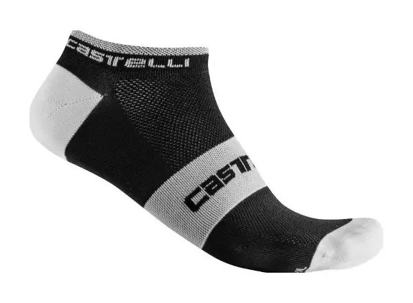 Castelli Lowboy ponožky Black/White