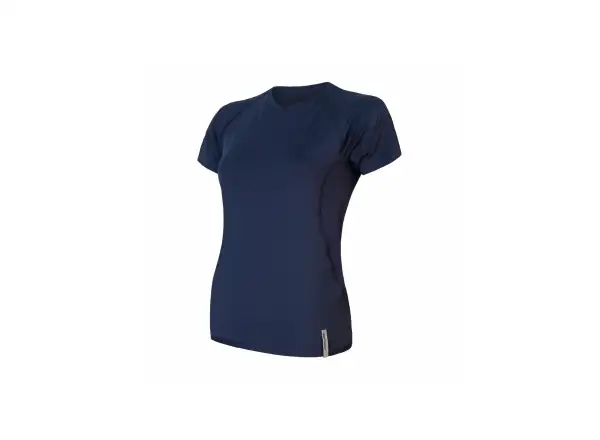Sensor Coolmax Tech dámske tričko s krátkym rukávom tmavomodré