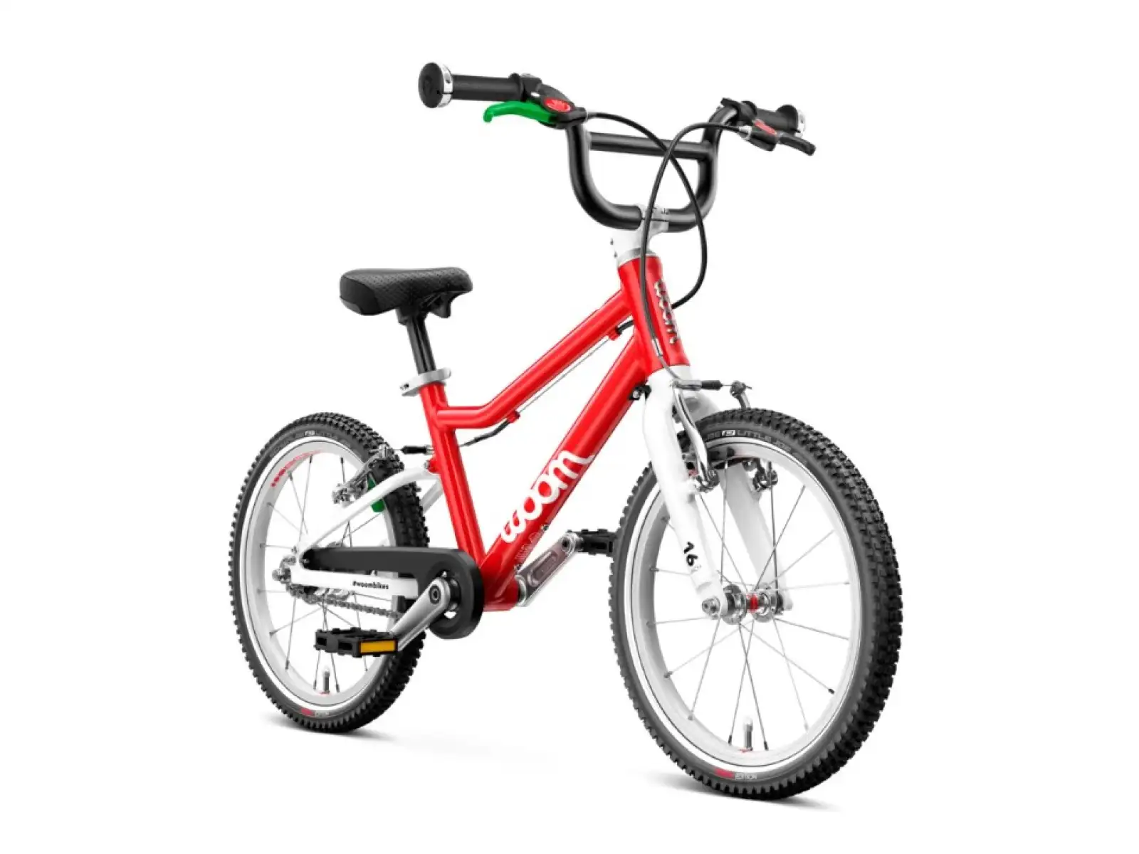 Detský bicykel Woom 3 Red Automagic 16"