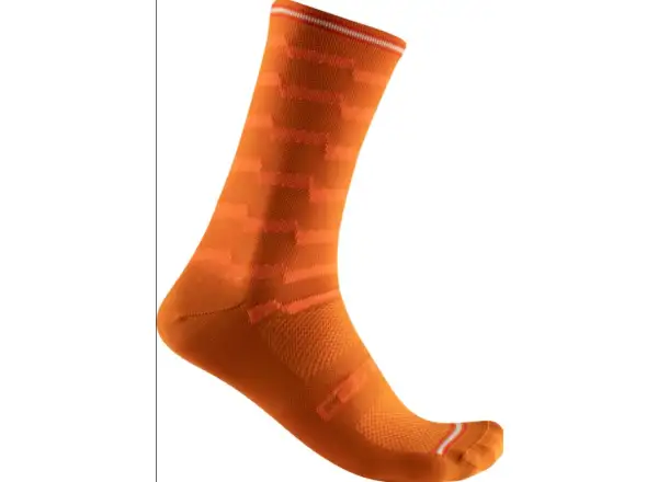 Ponožky Castelli Unlimited 18 Orange Rust