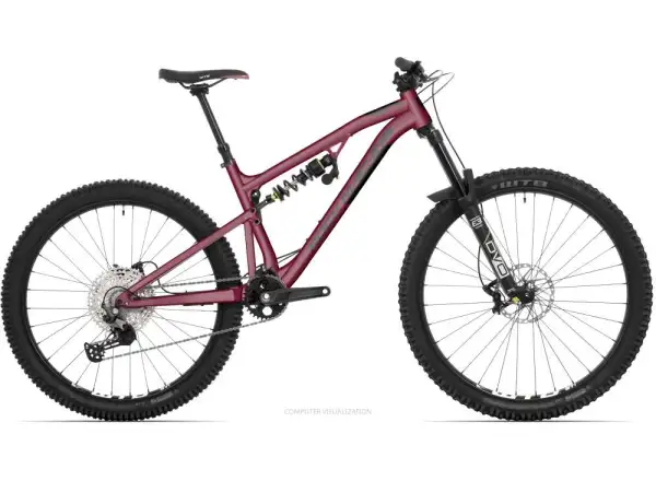 Rock Machine Blizzard 70 297 horský bicykel matná červená/čierna