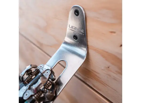 Lezyne Stainless Pedal Hook nástenný držiak na bicykel silver