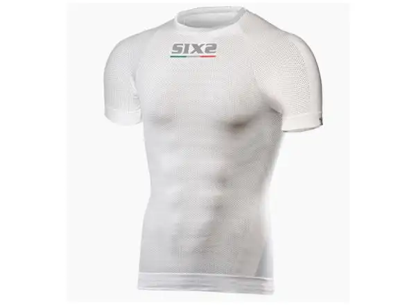 SIX2 TS1L funkčné tričko s krátkym rukávom biele