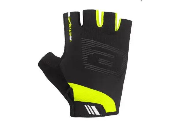Etape Garda pánske rukavice black/yellow fluo