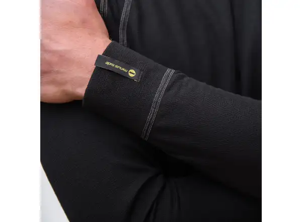 Sensor Double Face pánske tričko s dlhým rukávom čierne