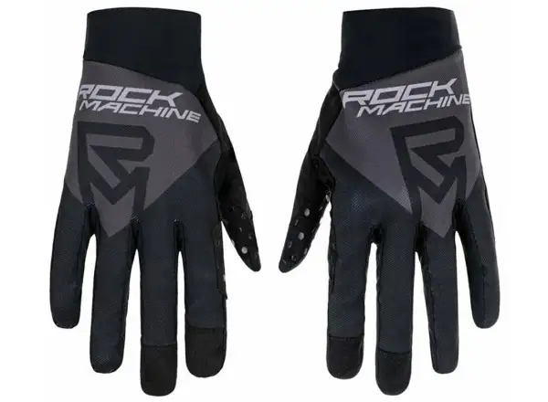 Rukavice Rock Machine Race black/grey