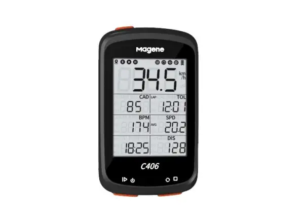 Cyklistický počítač Magene C406 GPS