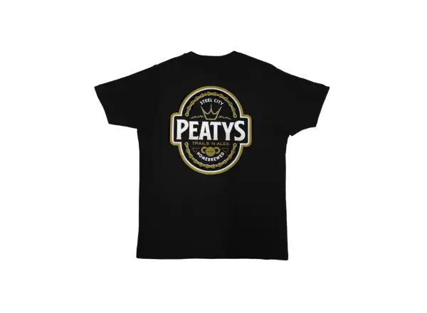 Peatys Pub Wear pánske tričko s krátkym rukávom Homebrew / Black