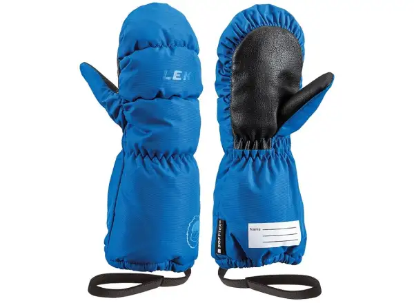 Leki Little Eskimo Mitt Dlhé lyžiarske rukavice pre deti sky blue