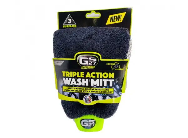 GS27 Triple Action Wash Mitt Umývacie rukavice