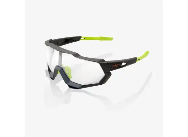 100% Speedtrap športové slnečné okuliare Soft Tact Cool Grey/Photochromic