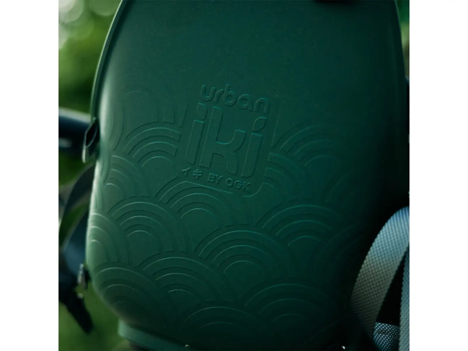 Predná detská sedačka Urban Iki BIO s adaptérom na pätku Mosu Green/Bincho Black