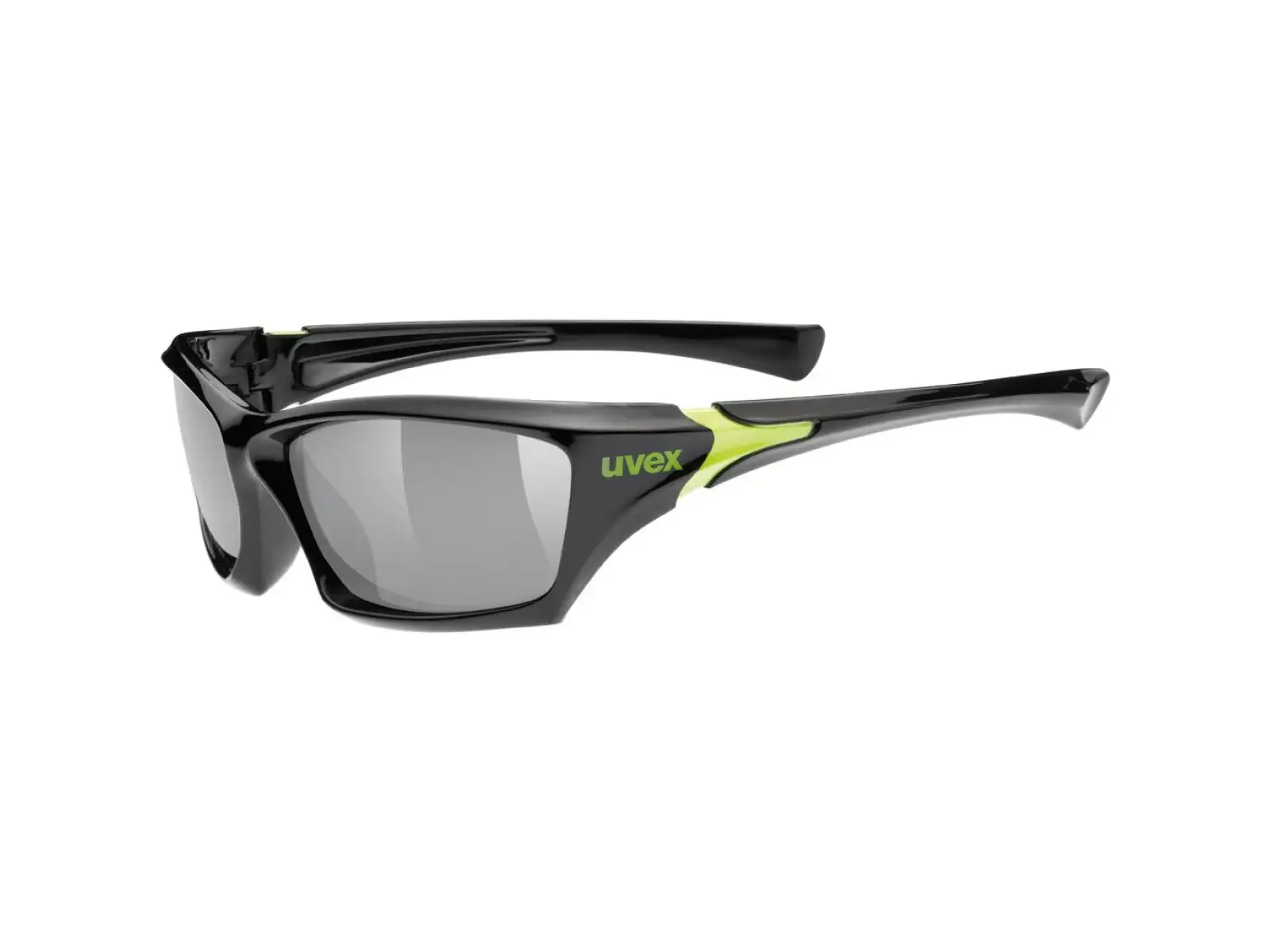 Uvex Sportstyle 501 dětské brýle black, green/litemirror silver