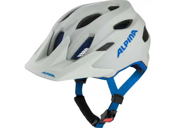 Alpina Carapax JR. Cyklistická prilba Smoke/Grey Blue Matt