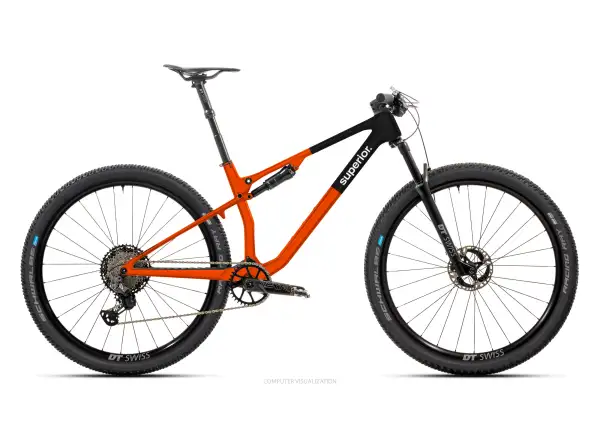 Horský bicykel Superior XF 9.6 RC lesklý červený / čierny
