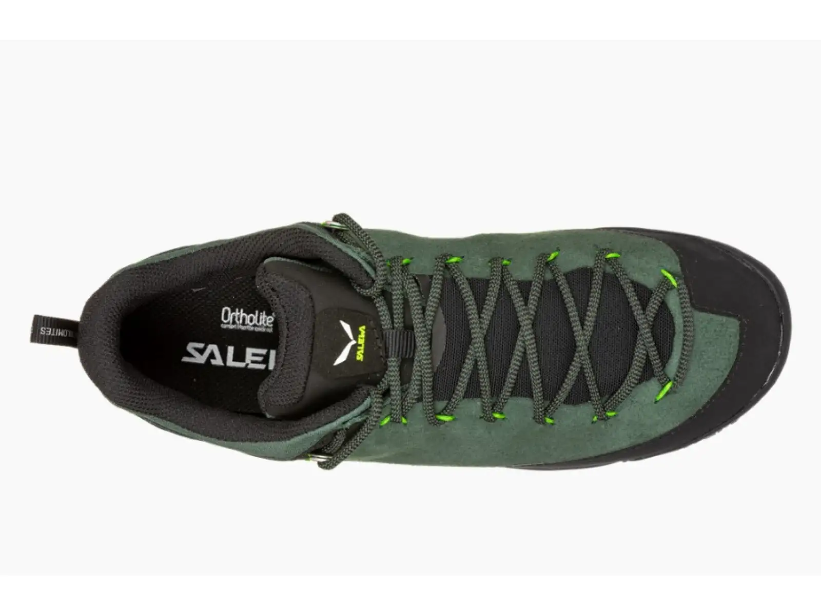 Salewa Wildfire kožená obuv pánska Raw Green/Black
