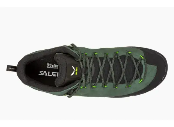 Salewa Wildfire kožená obuv pánska Raw Green/Black