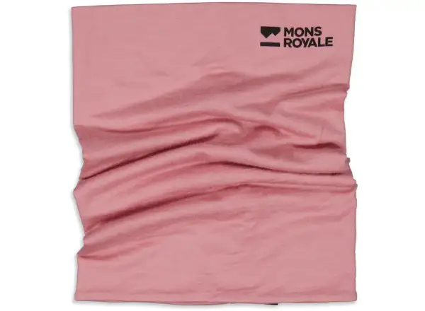 Mons Royale Double Up nákrčník prachovo ružový veľkosť uni