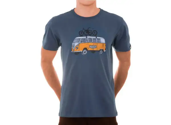 Cycology Road Trip MTB pánske tričko s krátkym rukávom modré veľkosť. M