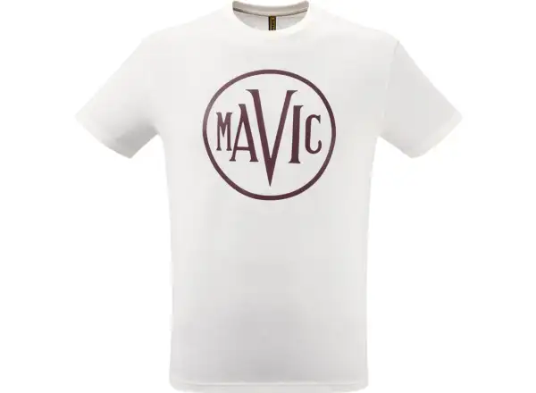 Pánske tričko s krátkym rukávom Mavic Heritage Logo Off White Veľ. XS