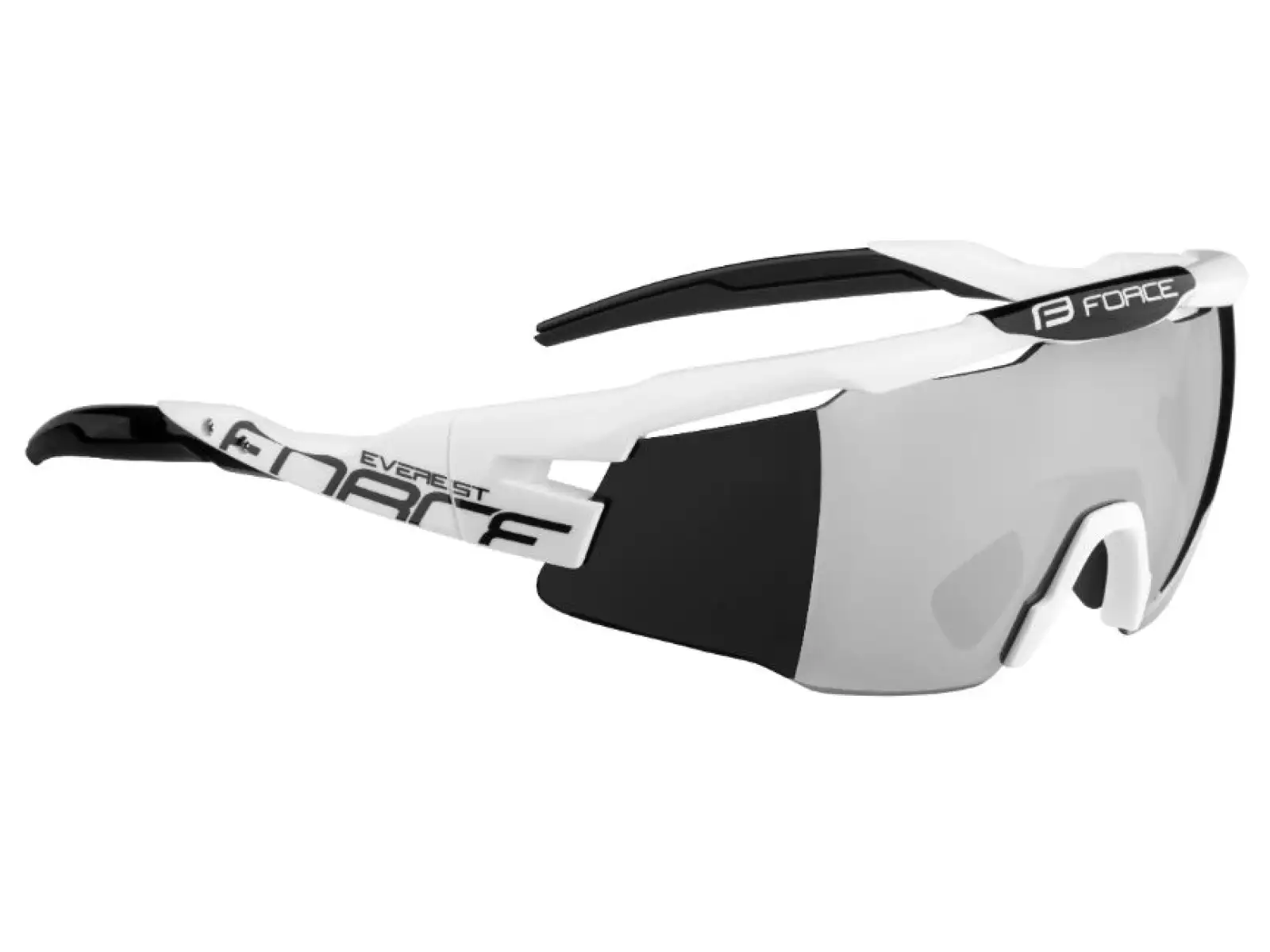 Slnečné okuliare Force Everest biele/čierne/čierne sklo