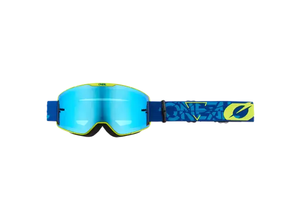 Zjazdové okuliare ONeal B-20 Strain V.22 Blue/Neon Yellow/Radium Blue