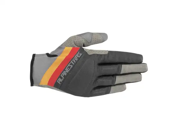 Alpinestars Aspen PRO pánske rukavice mid gray/ochre/red