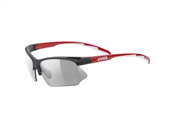 Slnečné okuliare Uvex Sportstyle 802 Vario Black Red White/Smoke