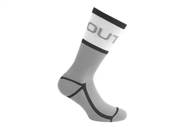 Ponožky Dotout Prime Socks Light Grey Melange/White
