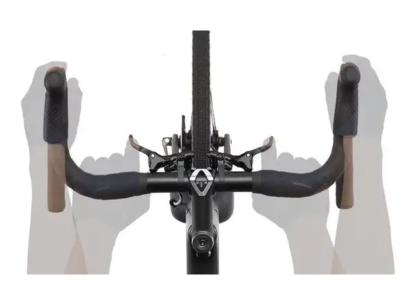 Pomocná brzdová páka Shimano GRX BL-RX812 pre štrkové bicykle, ľavá