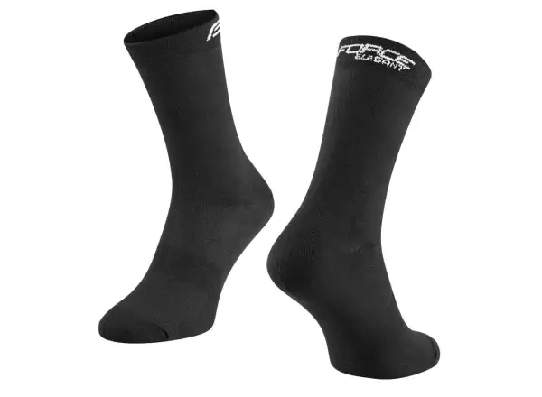 Force Elegantné vysoké ponožky čierne