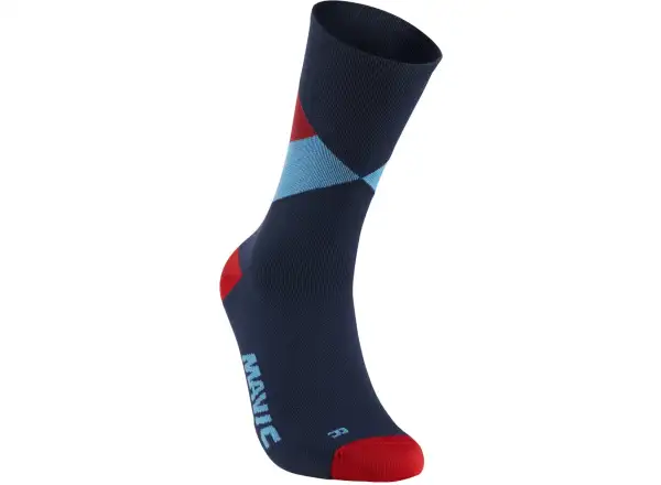 Mavic Graphic Classic vysoké ponožky modrá/horúco červená