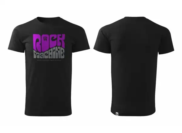 Rock Machine Wave pánske tričko s krátkym rukávom čierne