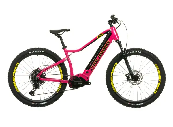 Horský elektrobicykel Crussis e-Guera 8.9-S ružový/čierny/žltý