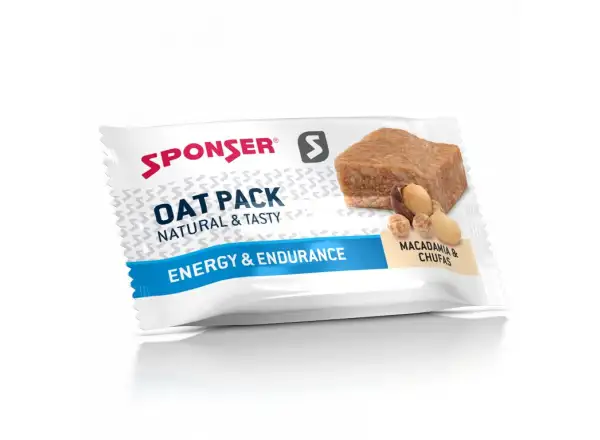 Sponser Oat Pack Bar flapjack makadamový ořech