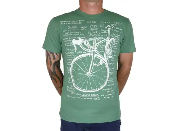 Cycology Cognitive Therapy pánske tričko s krátkym rukávom zelená veľkosť. M