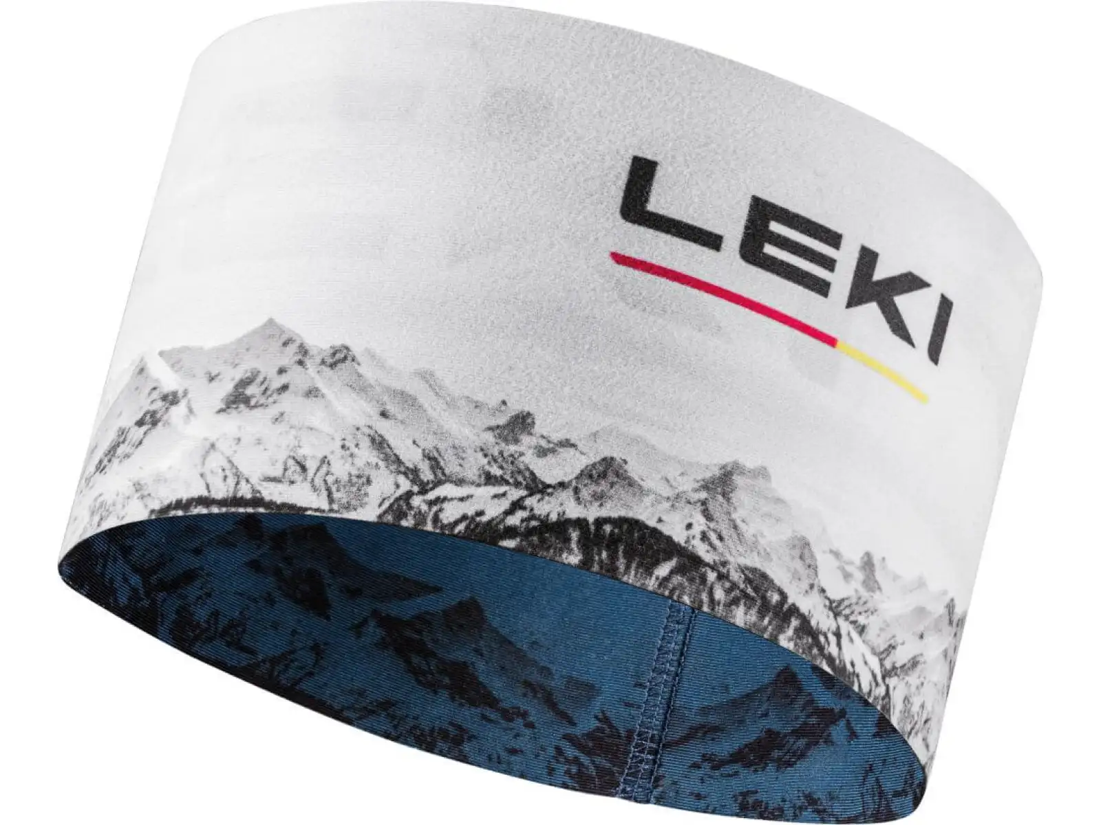 Čelenka Leki XC Headband dark denim/white/poppy red veľkosť 2,5 mm Uni